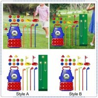 Eigall Trẻ Em Golf Di Động Bãi Cỏ Ngoài Trời Mầm Non Giáo Dục Đồ Chơi Golf Trẻ Em