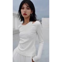 [EIGHTMONTH] Áo len kiểu cá tính xẻ vai