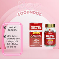 Eikenbi - Viên Uống Dầu Nhuyễn Thể Super Omega 3 Krill Oil 2000mg - 60 Viên