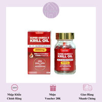 Eikenbi - Viên Uống Dầu Nhuyễn Thể Super Omega 3 Krill Oil 2000mg - 60 Viên