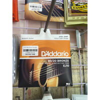 EJ10 D’addario Guitar Acoustic Strings- bộ dây đàn Ej10