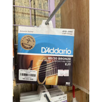 EJ11 D’addario Acoustic Guitar Strings- bộ dây đàn guitar