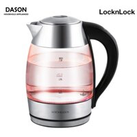 EJK341 - Ấm đun nước dùng điện bằng thủy tinh, hiệu Lock&Lock 1.8L, 220-240V, 50/60Hz, 1850-2200W