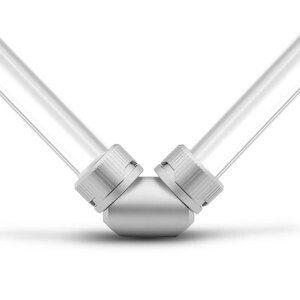 EK-Quantum Torque Static FF 90° - Satin Titanium