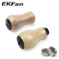 Ekfan 1 Cái Chất Liệu Gỗ Núm Câu Cá Cho 7 * 4 * 2.5mm abu Daiwa Shimano Quay Baitcasting cuộn