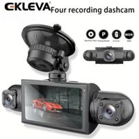 Ekleva 4 Cách Dash Cam-Phía Trước Và chiếu hậu Cabin Máy Ảnh 4 Máy Ảnh Đen xe hộp DVR Với 4 Máy Ảnh Cho Taxi