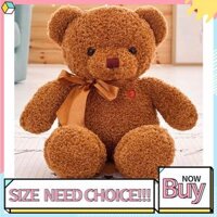 EL [2 Màu 40/50/70/90 Cm Tùy Chọn] Gấu Búp Bê Teddy Cặp Đôi Lớn Ôm Gấu Quà Tặng Thú Nhồi Bông [bonus]