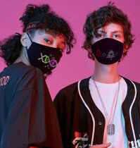 EL APP bluetooth Change Character Change Pattern Luminous Mask Charging LED Atmosphere Luminous Mask