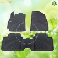 Elantra , Thảm lót sàn ô tô nhựa TPE Silicon Hyundai Elantra 2023 Black Nhãn hiệu Macsim