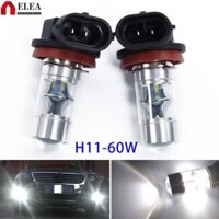 Eleanos31.vn❤️2 Bộ Siêu Sáng Trắng H11 H8 2323 60W Đèn LED Ô Tô Sương Mù Lái Xe Bóng Đèn