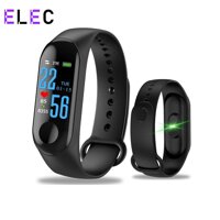 ELEC Smart Band Blood Blood M3 Fitness Tracker Watch IP67 Bơi lội GPS Tracker nước theo dõi nhịp tim Smartband Đàn ông Phụ nữ