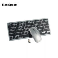 Elec Space Set bàn phím và chuột không dây 3 chế độ 78 phím có thể sạc lại cho Laptop PC Notebook