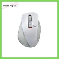 Elecom Mouse Wireless Mouse Bluetooth EX-G Grip Ultimate Silent Design 5 Button Multi Pairing M Size White Face M-XGM15BBSWF/EC