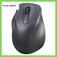 Elecom Mouse Wireless Mouse Silent Bluetooth EX-G 2023 Model Left Hand M Size 5 Button Multi-Pairing "AskDoctors Evaluation Service" Certified Black M-XGM31BBSKBK