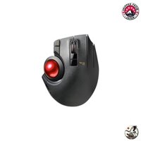 Elecom Mouse Wired/Wireless/Bluetooth Trackball Thumb 8-Button Tilt Function Black M-XPT1MRXBK from Japan