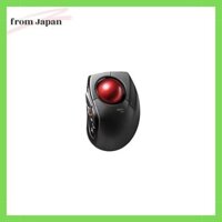 Elecom Trackball Mouse / Index Finger / 8 Buttons / Tilt Function / Wired / Wireless / Bluetooth / 10 Million Click Durability / Black M-DPT1MRBK
