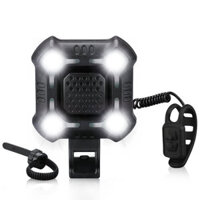 Elecpow Bicycle Horn Headlights Waterproof USB Charging Night Riding Strong Bike Light 140dB 6 Volume Security Alarm Bik