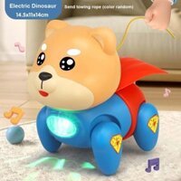 Electric Dog Crawling Walking Toy Educational Animal Musical Toy Gift for Kids