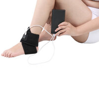 Electric Heating Knee Pad 3 Gear Heating Control Carbon Fiber Cover USB-C Rechargeable 60s Quick Heat Massager Warm Foot