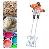 Electric Mortar Mixer by Feiuruhf,1800W Electric Mortar Mixer Dual Paddle High Low Gear 2 Speed Paint Cement Grout Mixers - Concrete & Mortar Mixer...