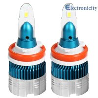 Electronicity 2 chiếc Mi2 H8/H9/H11 LED Đèn Pha Ô Tô Bóng Đèn 50 W 6000lm 6500 K 12 V đèn pha