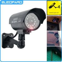 Eleopard Chống Nước Camera Giả Giả Giám Sát Camera Quan Sát An Ninh Có Đèn Led Màu Đỏ Nhấp Nháy Để Sử Dụng Ngoài Trời Trong Nhà
