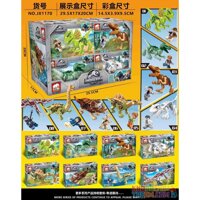 ELEPHANT JX1170 1170 non Lego 8 MÔ HÌNH bộ đồ chơi xếp lắp ráp ghép mô hình Jurassic World DINOSAUR WORLD Thế Giới Khủng Long