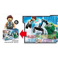 ELEPHANT JX60022 60022 non Lego IRON MAN LANDMASTER 8 KẾT HỢP bộ đồ chơi xếp lắp ráp ghép mô hình Marvel Super Heroes AVENGERS Siêu Anh Hùng Marvel 686 khối