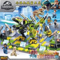 ELEPHANT JX90069 90069 non Lego 8 SỰ KẾT HỢP CỦA THẾ GIỚI KHỦNG LONG CƠ HỌC bộ đồ chơi xếp lắp ráp ghép mô hình Jurassic World DINOSAUR WORLD 1105 khối
