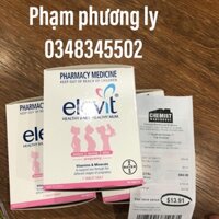 Elevit bầu úc 100v, vitamin bầu nội địa úc đi air