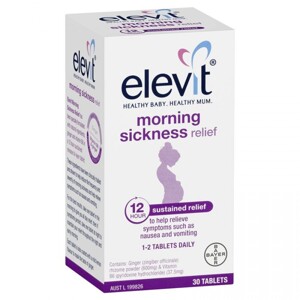 Viên uống làm giảm các triệu chứng ốm nghén Elevit Morning Sickness Relief 30 viên
