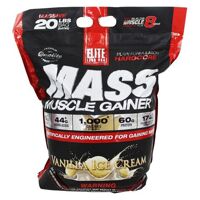 Elite Labs USA Mass Muscle Gainer, 20Lbs (9.07Kg)