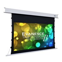 Elite Screens Evanesce Tab-Tension B, 92-inch Diagonal 16:9, 4K / 8K HD Ready, Recessed in-Ceiling Electric Tab Tensioned Projector Screen, Matte W...