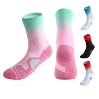 Elite Tất Bóng Rổ Thể Thao Ống Tất Chạy Dày Tất Nam Nữ Thiết Thực Khăn Đáy Tất