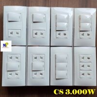 [Eliton] Bảng Điện Taplo Đấu Dây & Ráp Sẵn Dạng Đôi Series X6 ( Gồm Ổ Cắm Công Tắc Kèm Đế Nổi)