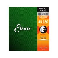 Elixir 14202 Nanoweb Scale 5-String Bass Strings 45-130