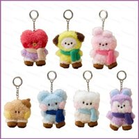 Ellen Dễ Thương BTS BT21 Sang Trọng Mặt Dây Chuyền Quà Tặng Cho Bạn Gái Ba Lô Trang Trí Móc Khóa Đồ Chơi nhồi Bông Bộ Sưu Tập
