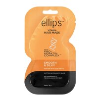 Ellips Kem Ủ Tóc Ellips Vitamin Hair Mask Pro-keratin Smooth & Silky Mềm Mượt Và Óng Ả 18g