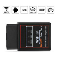 Elm 327 V2.1 Đầu đọc mã OBD2 Công cụ chẩn đoán ô tô OBD2 Máy quét WIFI ELM327 OBDII Công cụ quét ô tô phổ biến cho IOS Android