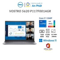 [ELMALL4 - Giảm tối đa 1.2TR] Laptop Dell Vostro 5620 P117F001AGR (70270646) (Core i7-1260P + 16-inch FHD+)
