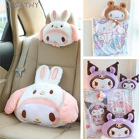 Elmer1 Melody Tựa đầu ô tô Đệm lưng Gối nhồi bông Kawaii