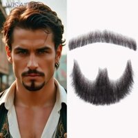Elmer1 Trang Điểm Giả Râu Tóc Thật Cosplay Dụng Cụ Tiệc Video Phim Truyền Hình Sản Xuất