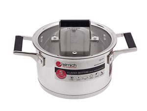 Nồi Elmich inox 304 Amadis 2355272 - 20 cm