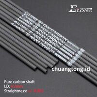 Elong 12 chiếc ID4.2mm Trục Carbon nguyên chất Spine400-1200 Carbon