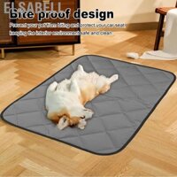 Elsabell Thùng Cho Chó Miếng Lót Chống Cắn Chống Nước Thoáng Khí Thoải Mái Oxford Vải Xe Thú Cưng Ghế Thảm Ngủ