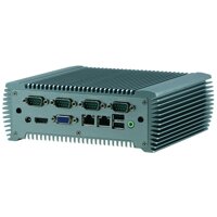 Embedded Fanless Industrial Mini PC Intel Atom N2600 6 COM COM2 Support RS485 2 Gigabit Ethernet with PXE Walk on LAN 4G RAM 32G SSD Partaker Q10