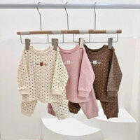 Embes - Bộ quần áo dài tay chấm bi 24-K5-15