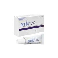 Emla Cream 5% AstraZeneca Hộp 5 tuýp x 5g - Kem bôi gây tê bề mặt da