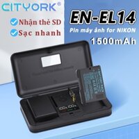 EN-EL14 Bộ sạc pin máy ảnh for Nikon EN-EL14a P7800 P7700 P7100 P7100 P700