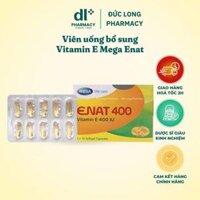 Enat 400 IU Vitamin E Mega We Care Enat400 400 Vitamin E - Hộp 30 Viên